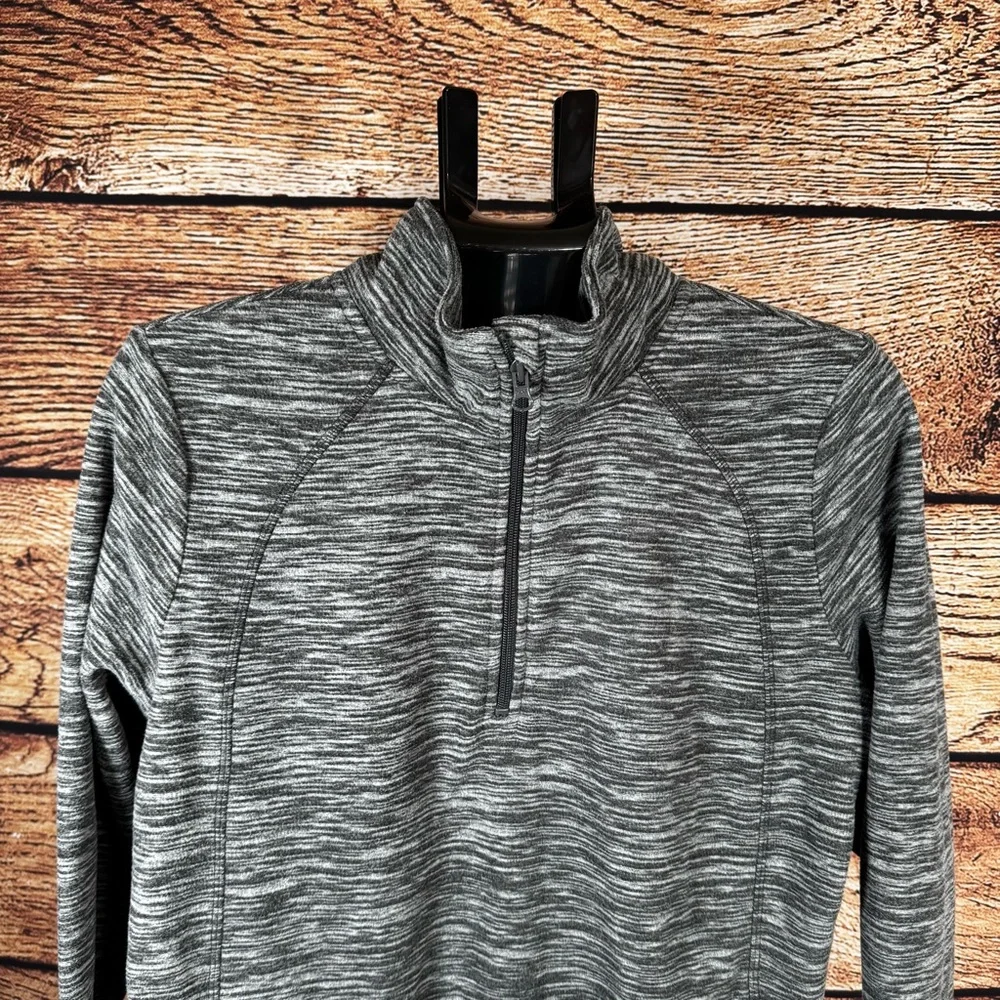 St. John's Bay Charcoal Heather Fleece‎ Quarter Zip Pullover